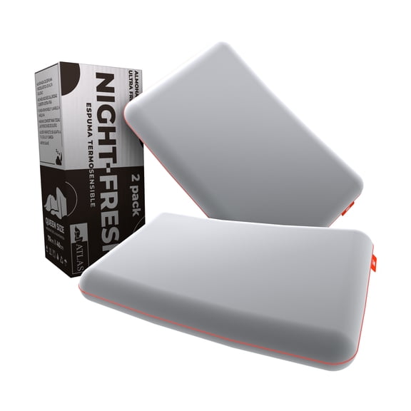 ALMOHADA MEMORY NIGHT FRESH ATLAS BASICS QS 2PACK