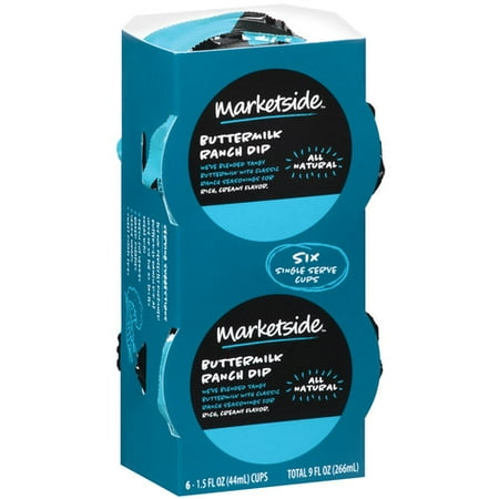 Marketside Buttermilk Ranch Dip, 6ct