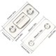 thumbnail image 4 of Mantenimiento de gabinetes sin esfuerzo, tornillos de bisagra de cromo satinado para puertas de gabinetes de cocina, tornillos de bisagra de repuesto que garantizan un soporte robusto, 4 of 6