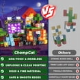 thumbnail image 3 of 200 PCS Magnetic Blocks with Light Up Blocks - Magnetic Building Blocks, Magnetic Construction Cube Toys, STEM Sensory Learning Toys, Christmas Birthday Gifts for Toddlers Boys and Girls Age 3+, 3 of 9