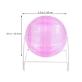 thumbnail image 2 of FENGGUIQU Para Correr Hámster Rosa Con Soporte Integrado De Plástico Y Metal Para Ejercicio, 2 of 6