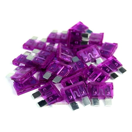 25 PCS 35 Amp ATC Fuse Blade Style Scosche 35A Automotive Car (Best Dumble Style Amp)