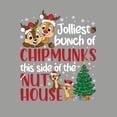 thumbnail image 2 of Funny Christmas Chipmunks Nut House Family Matching Shirts – Holiday Graphic Tee for Women, Men, Kids, and Babies, 2 of 7