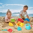 thumbnail image 4 of BotaniNest Children's Beach Toy Bucket 18 Piece Set For Babies To Play In The Water Sand Digging Tools Shovel Beach Bucket Play In The Water, 4 of 7