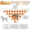 thumbnail image 4 of Thanksgiving Dog Bandana Fall Autumn Pet Bandana Reversible Triangle Bibs Scarf Accessories for Large and Extra Large Dogs Pets (X-Large, Thanksgiving), 4 of 6