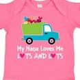 thumbnail image 4 of Inktastic Nana Loves Me Grandson Boys Boys Baby Bodysuit, 4 of 5