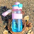 thumbnail image 4 of LJNYFDC Bouteille de Sport Étanche Bouteille d'Eau de Qualité Alimentaire Résistante à la Chaleur Large Ouverture Réutilisable Contenant de Boisson Essentiel pour Entraînement Physique et Activités Extérieures, 4 of 6