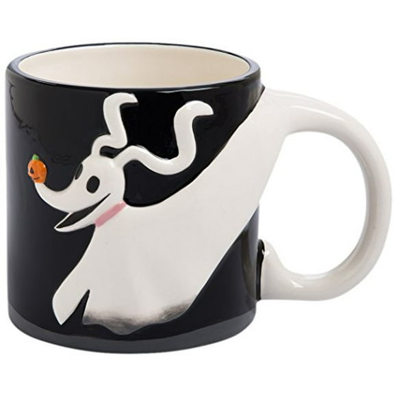 Vandor Nightmare Before Christmas Zero Dog Shaped Ceramic Soup Coffee Mug Cup, 20 Ounce, 1 Count (Pack of 1)