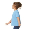 thumbnail image 3 of Gildan Toddler Heavy Cotton T-Shirt, Short Sleeve Taped Neck Shirt, Light Blue Tee, Size 3T, 3 of 5