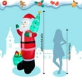 thumbnail image 3 of Heiko 7.8 FT Christmas Inflatables Blow Up Molds Yard Decorations Build Led Lights Two Bags Santa Claus for July Outdoor Garden Lawn Holiday, 3 of 6