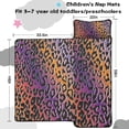 thumbnail image 5 of Purple and Orange Of Leopard Print Toddler Nap Mats for Kids Preschool,Sleeping Mat Bag or Kids,Toddler Sleeping Bag,Toddler Nap Mat or Daycare, 5 of 6