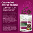 thumbnail image 2 of Navitas Organics Superfood Power Snacks, Cacao Goji, 8 oz. Bag, 11 Servings Organic, Non-GMO, Gluten-Free, 2 of 6