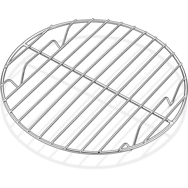 Casewin Round Cooking Rack, 4 Size Choose, Baking Cooling Steaming Grilling Rack Stainless Steel, Fits Air Fryer/Stockpot/Pressure Cooker/Cake Pan, Oven & Dishwasher Safe