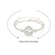 thumbnail image 5 of Brazalete de aleación de cristal Qarigey para mujer decoración de aniversario Blanco K 20Conjunto, 5 of 6