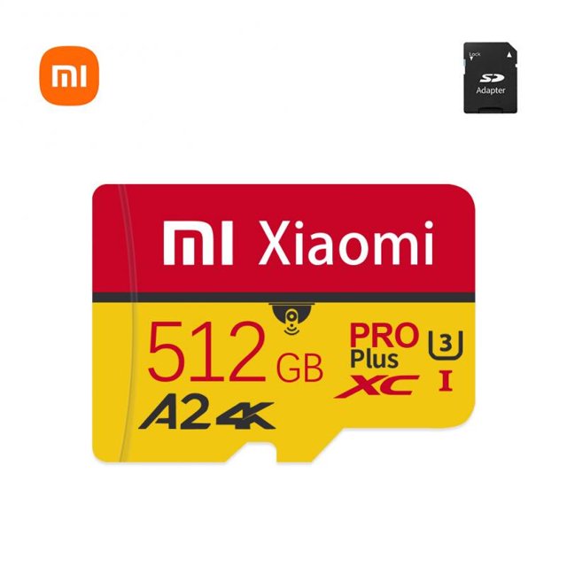Xiaomi-tarjeta de memoria Flash SD de alta velocidad, tarjeta TF de 1TB, 2TB, A2, 512GB, Micro TF/SD, adaptador de tableta de 128GB qym unisex