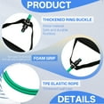 thumbnail image 3 of BESTSKY 5Pcs Stretch Bands for Exercise,0.24"*0.35"*46.46" Elasticity Stable Long Resistance Bands,1.16Lb Tpe Stretch Band,Green, 3 of 7