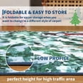 thumbnail image 6 of Christmas 8' x 10' Area Rug, Washable Rugs with Non Slip TPR Backing, Snowman & Reindeer Xmas Holiday Carpet, Soft Thin Printed Mat for Living Room, Dining Room, 6 of 9