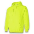 thumbnail image 3 of Gildan Men’s Hi Vis Hooded Sweatshirt with Pocket, Safety Green Pullover Fleece Hoodie, 3-Pack, 2XL, 3 of 4