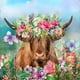 thumbnail image 1 of La vaca florece el taladro redondo completo del diamante artificial de la pintura para la decoración del sitio Tmvgtek Oficina Multiescena Multifunción, 1 of 8