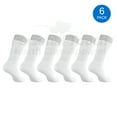 thumbnail image 5 of Diabetic Socks Men's & Women Crew Style Physicians Approved Socks, 6 Pairs, Size 10-13 (White), 5 of 5