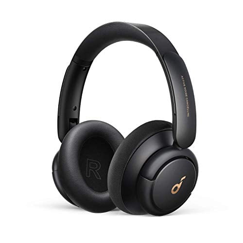 Soundcore by Anker Life Q30 Auriculares híbridos con cancelación activa de ruido con múltiples modos, sonido de alta resolución, ecualizador personalizado a través de la aplicación, tiempo de reproduc