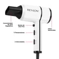 thumbnail image 2 of Revlon Secadora de Cabello Crystal C Blanca, 2 of 8