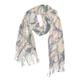 thumbnail image 5 of Women Winter Scarves Fashion Pashmina Shawl Wraps Long Blanket Scarf for Fall Spring Morning Glory Flowers and Vines, 5 of 10