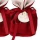 thumbnail image 4 of Bowknot Easter Bunny Cute Gift, W / Cards & Pearls Bunny Ears Egg Basket Jewelry Organizer Treat Bags Velvet Candy Bag para cumpleaños Pascua rojo Yotijar Bolsas De Terciopelo Para Dulces, 4 of 10