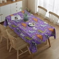 thumbnail image 2 of Halloween Dinosaur Themed Pattern Rectangle Tablecloth 60"x84",Waterproof Polyester Rectangle Table Cloth, Wipeable Spillproof Polyester Tablecloth for Dining, Camping, Indoor and Outdoor, 2 of 5