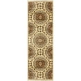 thumbnail image 2 of BNM Oversized Floral Indoor Outdoor Area Rug, 2' 7" x 8', Beige, 2 of 4