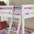 thumbnail image 4 of Furniture of America Karo Kids Solid Wood Twin-over-Twin Detachable Bunk Bed, White, 4 of 6