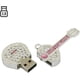 thumbnail image 4 of Unidad flash USB de guitarra de metal de 8 GB (plateada), unidad flash USB modelo 3.0, unidad flash USB de almacenamiento de datos, 4 of 5