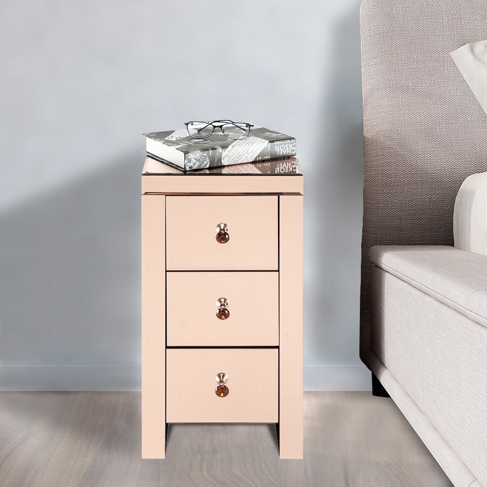 mirrored changing table