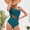 Blue, variant on Top-kevin Tummy Control One Piece Swimsuits for Women Slimming Bathing Suits Twist Push Up Swimwear