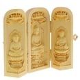 thumbnail image 2 of kurtrusly Buddha Statue Carved Locker Box Sculpture Decoration Made of Boxwood Style-2, 2 of 9