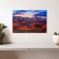 thumbnail image 2 of Elephant Stock Hunts Mesa Monument Valley Sunset Wall Art - Horizontal Canvas Wall Art - Bedroom Wall Decor - Places Canvas - Blue And Brown Decor By Susanne Kremer - 12" x 8", 2 of 8