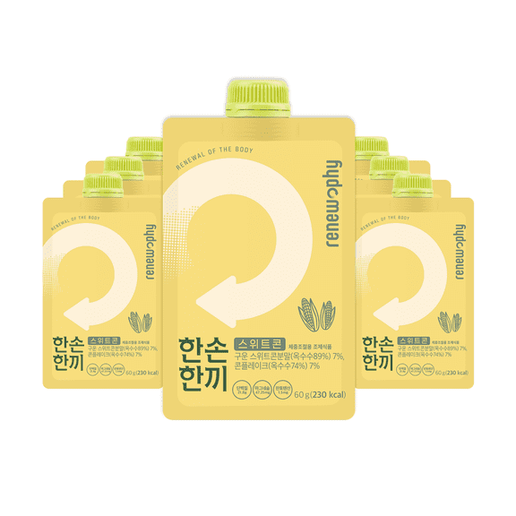 RENEWPHY GRABMEAL Protein Shake Mix, Korean Sweet Corn, 7 pack, 2.11 oz