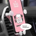 thumbnail image 3 of 2PC Car Air Outlet Cartoon Mobile Phone Holder with Gravity Support for Navigation, 3 of 5