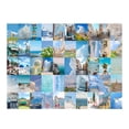 thumbnail image 1 of 50 pegatinas de paisaje natural, decorativas, estéticas, paisajes de viaje, álbumes de recortes, pegatinas para bricolaje, planificador, diario, portátiles, equipaje, color azul, 1 of 10