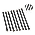 thumbnail image 4 of 313mm Wheelbase Connecting Rod, Aluminum Alloy Link Rod Small Size Deform Resistance Fine Workmanship  For Axial SCX10 RC Car X006BL Black, 4 of 8
