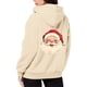 thumbnail image 4 of WILLBEST Sudadera Larga para Mujer, con Estampado Navideño, Cremallera, Manga Larga, Bolsillo y Cordón Ajustable X-Grande, 4 of 8