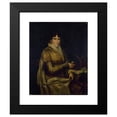 thumbnail image 2 of Anonymous 20x24 Black Modern Framed Museum Art Print Titled - Woman's Portrait (1810), 2 of 5