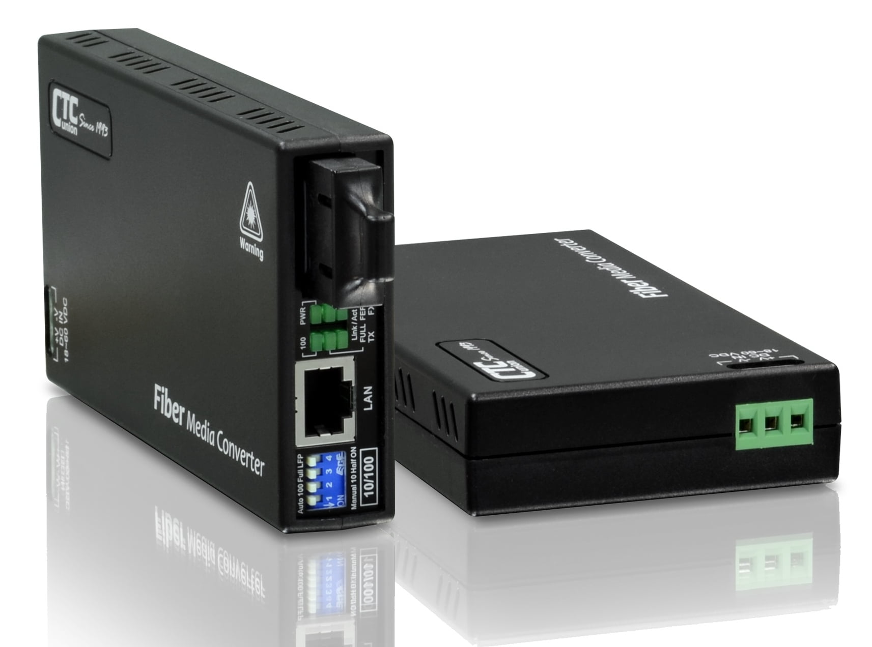 Premium 8 Video and 10/100Mbps Ethernet RS-422 Data Fiber media converters 40Km 