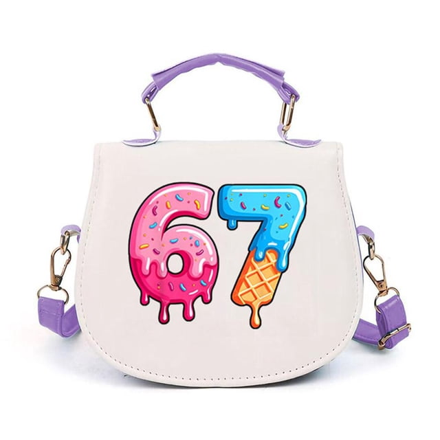 ZOUBAOQ Cute Six Seven Crossbody Bag Fashion Casual Handbag All-match Large Capacity 67 Shoulder Bag For Fans