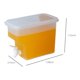 thumbnail image 3 of Pisexur Batería de cocina Dispensador de bebidas de plástico de gran capacidad de 3,6 l, con grifo, para hielo, limonada, zumo y tapa, tetera para fruta, limonada, le para la cocina del hogar, 3 of 8