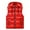 Red, variant on Odeerbi Couples Sleeveless Parkas Vest Autumn And Winter Shiny Coat Down Cotton Waistcoat Warm Vest Silver