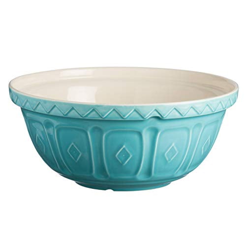 Mason Cash Color Mix Earthenware Mixing Bowl with Textured Pattern (1 Piece)
