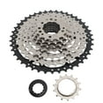 thumbnail image 1 of 8 Vitesses 14-42T Roue Libre, 8 Vitesses en Alliage d'Aluminium Roue Libre Filetages Internes Précis pour Cyclomoteur pour Vélo, 1 of 8