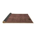 thumbnail image 2 of Ahgly Company Indoor Round Abstract Brown Modern Area Rugs, 7' Round, 2 of 4