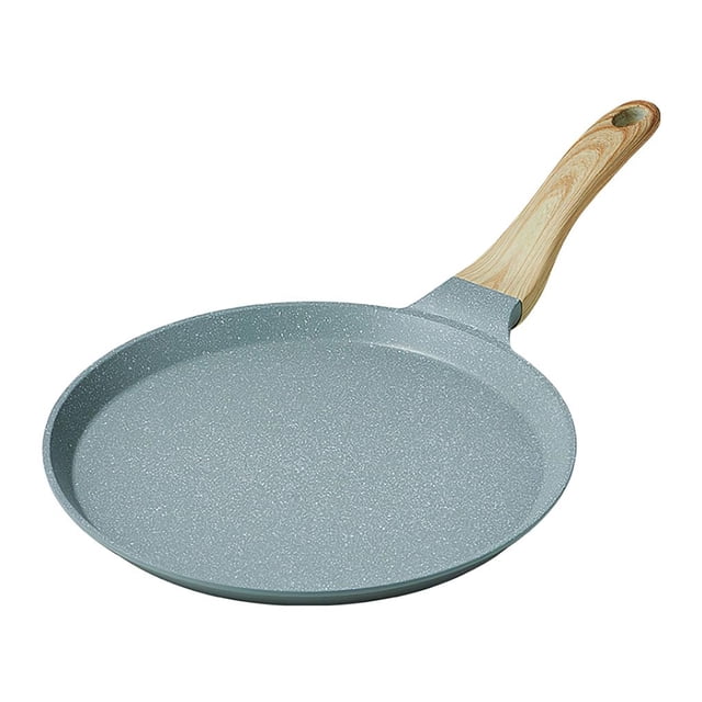 Billuyoard Sartén sin desorden, sartenes antiadherentes, tamaño compacto, artesanía, ollas de cocina, estructura metálica, bistec, tortitas, suministros Utensilios de cocina 24cm Billuyoard HA026347-02